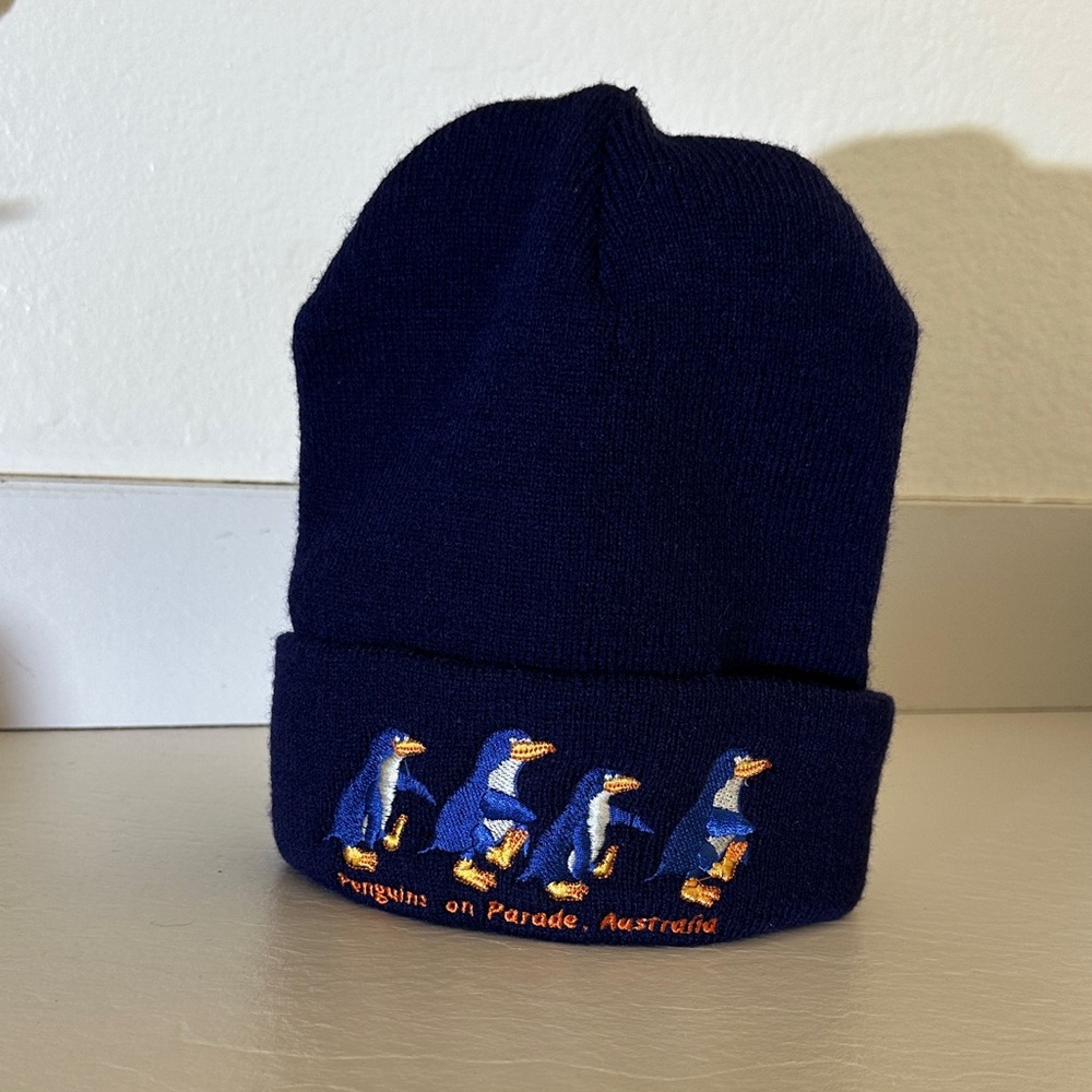 Navy Blue Penguin Parade Beanie